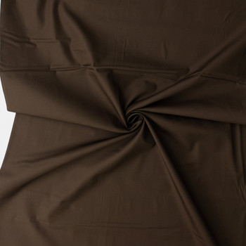 Coffee Bean Pure Solids Cotton Poplin from Art Gallery Fabrics #32238 Fabric By The Yard - Wide shot