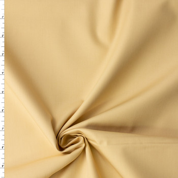 Vanilla Custard Pure Solids Cotton Poplin from Art Gallery Fabrics #32240 Fabric By The Yard