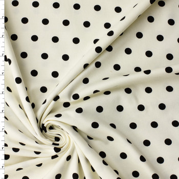 Spotted Bubbles Caviar Stretch Cotton Jersey Knit from Art Gallery Fabrics #32303 Fabric By The Yard