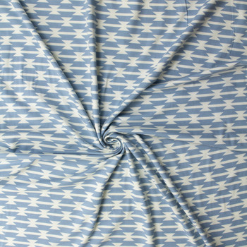 Tomahawk Stripe Cloud Stretch Cotton Jersey Knit from Art Gallery Fabrics #32312 Fabric By The Yard - Wide shot