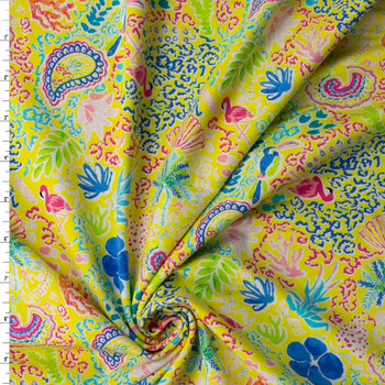 Beach Treasures Incandescent Stretch Cotton Jersey Knit from Art Gallery Fabrics #32316 Fabric By The Yard