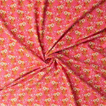 Rosette Square Stretch Cotton Jersey Knit from Art Gallery Fabrics #32317 Fabric By The Yard - Wide shot
