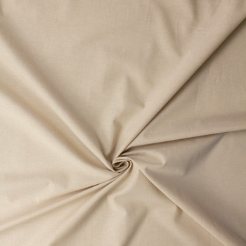 Oatmeal Cotton Chambray #32334 Fabric By The Yard - Wide shot