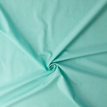 Mint Green Cotton Chambray #32335 Fabric By The Yard - Wide shot