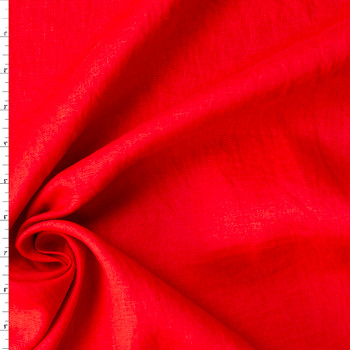 Red Italian Laundered Linen #32358 Fabric By The Yard