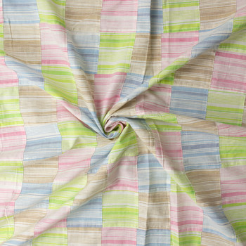 Pastel Lines Patchwork Cotton #32396
