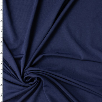 Navy Modal/Spandex Jersey Knit #32417 Fabric By The Yard