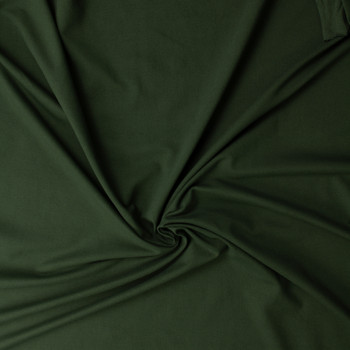 Hunter Green Heavyweight Cotton/Spandex Jersey Knit #32421 Fabric By The Yard - Wide shot