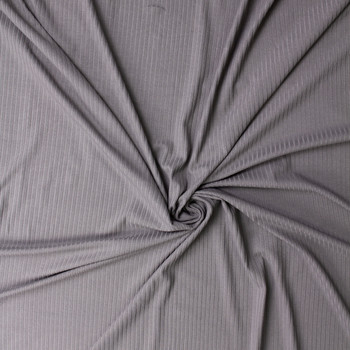 Charcoal Rayon/Spandex Fashion Rib Knit #32426 Fabric By The Yard - Wide shot