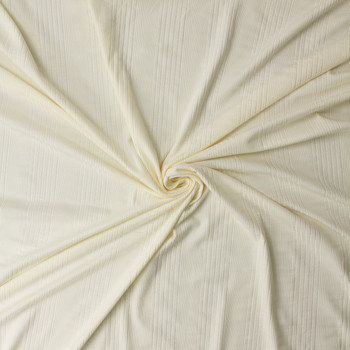 Ivory Variegated Modal/Spandex Fashion Rib Knit #32443 Fabric By The Yard - Wide shot