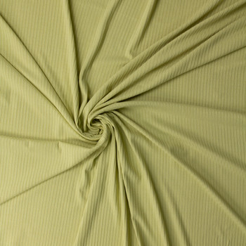 Lemon Lime Rayon/Spandex Fashion Rib Knit #32447 Fabric By The Yard - Wide shot