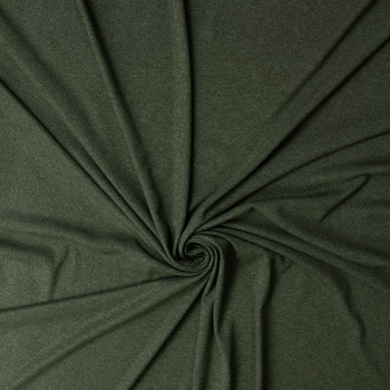 Olive Green Rayon/Spandex Mini Fashion Rib Knit #32451 Fabric By The Yard - Wide shot