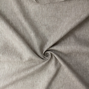 Dark Oatmeal European Linen #32483 Fabric By The Yard - Wide shot
