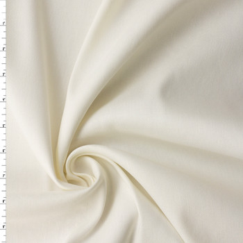 Ivory Stretch Linen Blend Twill #32499 Fabric By The Yard