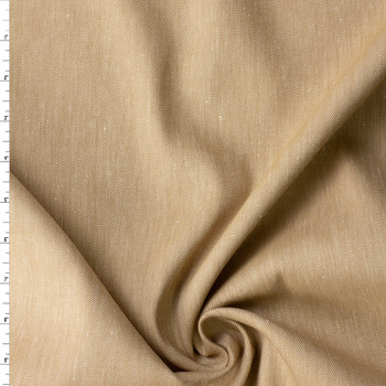 Flax Stretch Linen Blend Twill #32500 Fabric By The Yard