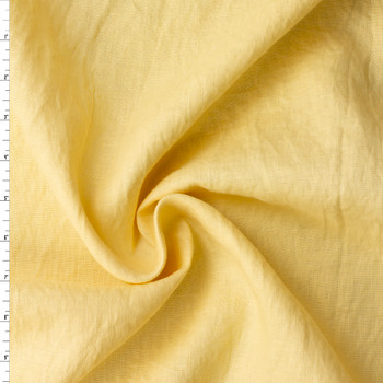 Butter Italian Laundered Linen #32503 Fabric By The Yard