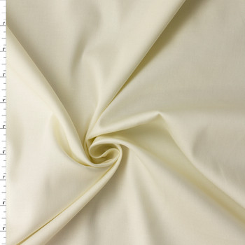Ivory Stretch Cotton Sateen #32529 Fabric By The Yard