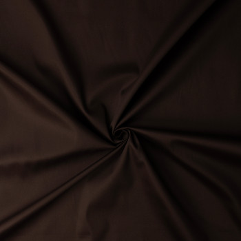 Espresso Stretch Cotton Sateen #32531 Fabric By The Yard - Wide shot