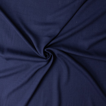 Navy Viscose/Wool Crepe #32543 Fabric By The Yard - Wide shot