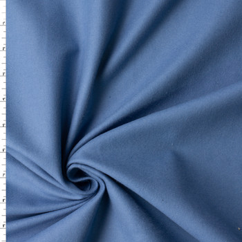 Slate Heavyweight Italian Cotton Flannel #32664 Fabric By The Yard