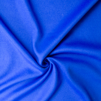 Royal Blue Wool Cashmere Coating from Piacenza #32782 Fabric By The Yard - Wide shot