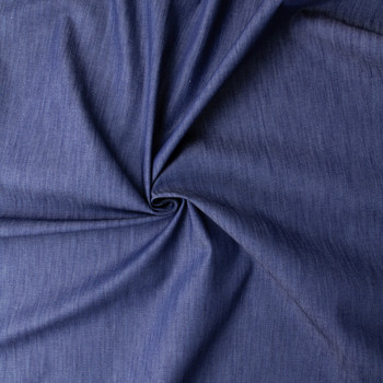 Medium Blue 9.5oz. Italian Stretch Denim from Jacob Cohën #32827 Fabric By The Yard - Wide shot