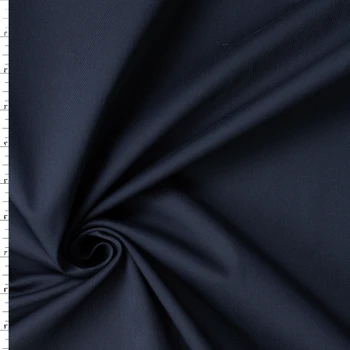 Navy Blue Stretch Cotton Twill #32854 Fabric By The Yard