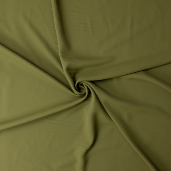 Dusty Olive Viscose/Poly Twill #32866 Fabric By The Yard - Wide shot