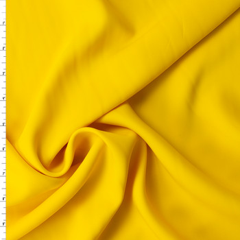 Canary Blouse Weight Stretch Viscose/Poly Twill #32867 Fabric By The Yard