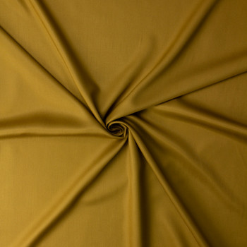 Rich Tan Shirt Weight Rayon Twill #32874 Fabric By The Yard - Wide shot