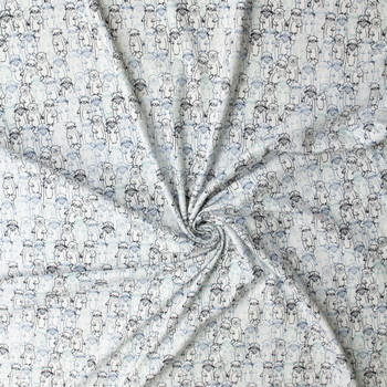 Smuggery Breeze Stretch Cotton Jersey Knit from Art Gallery Fabrics #32895 Fabric By The Yard - Wide shot
