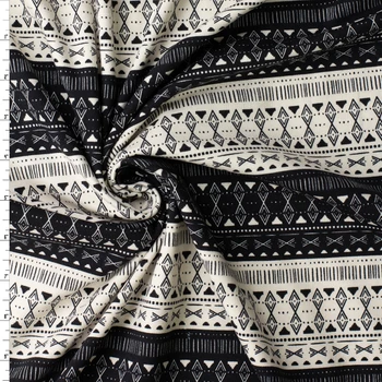 Etched Civilization Stretch Cotton Jersey Knit from Art Gallery Fabrics #32897 Fabric By The Yard