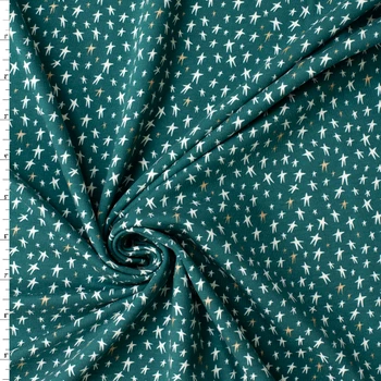 Midnight Wishes Stretch Cotton Jersey Knit from Art Gallery Fabrics #32902 Fabric By The Yard
