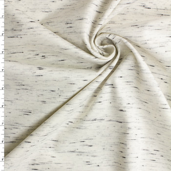 Streaked Ash Designer Ponte De Roma #32921 Fabric By The Yard