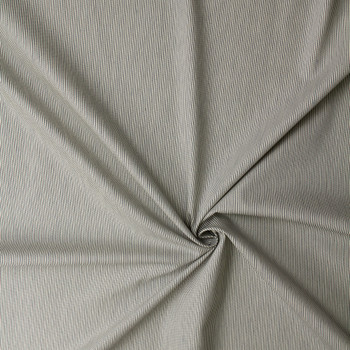 Indigo on Ivory Vertical Railroad Stripe 7.5oz. Stretch Denim #32937 Fabric By The Yard - Wide shot