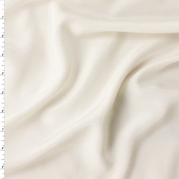 Ivory Silk Crepe De Chine #32961 Fabric By The Yard