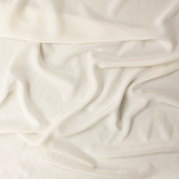 Ivory Silk Crepe De Chine #32961 Fabric By The Yard - Wide shot