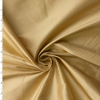 Light Gold Silk Shantung #32963 Fabric By The Yard