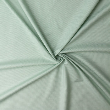 Green and White Textured Cotton Jaquard Shirting #32988 Fabric By The Yard - Wide shot