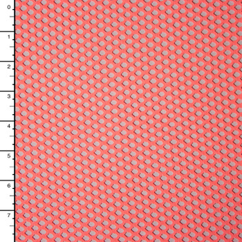 Neon Coral Stretch Fishnet