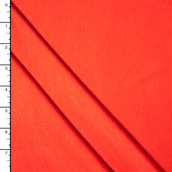 Bright Orange Stretch Rayon Jersey Solid