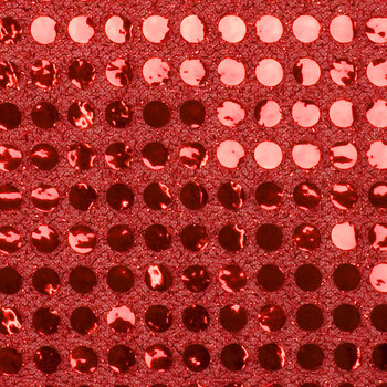 Red Big Dot Sequin Fabric