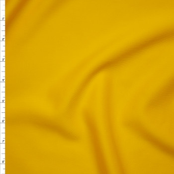 Solid Yellow Scuba Knit Fabric By The Yard