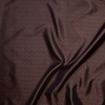Brown with Brown Rectangles Poly Lining Fabric By The Yard - Wide shot
