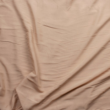 Khaki Rayon Challis Fabric By The Yard - Wide shot