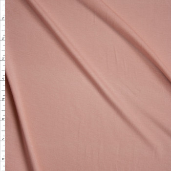 Peach Stretch Modal Jersey Knit Fabric By The Yard