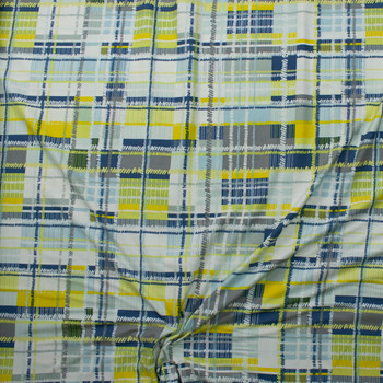 Blueberry Cobbler Plaid Fabric By The Yard - Wide shot
