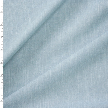 Light Blue Cotton Chambray Fabric By The Yard Light Blue Cotton Chambray Fabric By The Yard