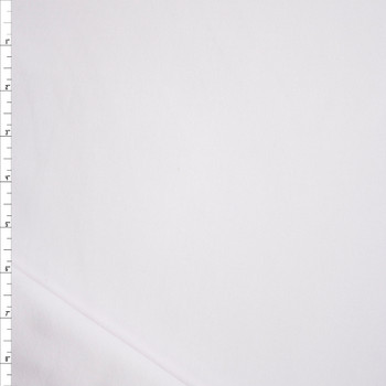 Cali Fabrics White Heavyweight Triblend Knit Fabric By The Yard