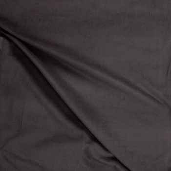 Charcoal Diamond Texture Cotton Velvet Fabric By The Yard - Wide shot